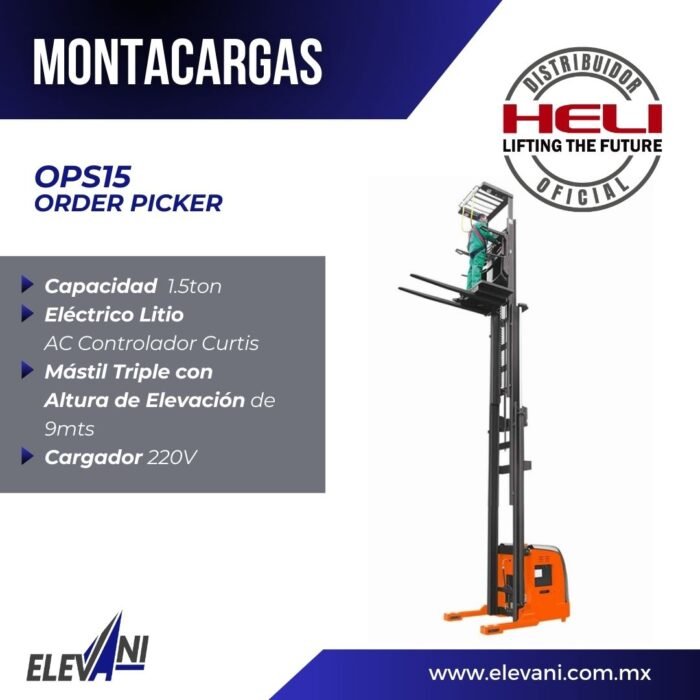 Montacargas electrico Order Picker